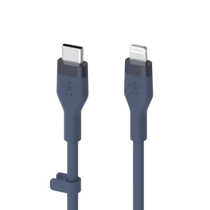 Belkin kabel USB-C na LTG_silikon, 1M, modrý - obrázek č. 1