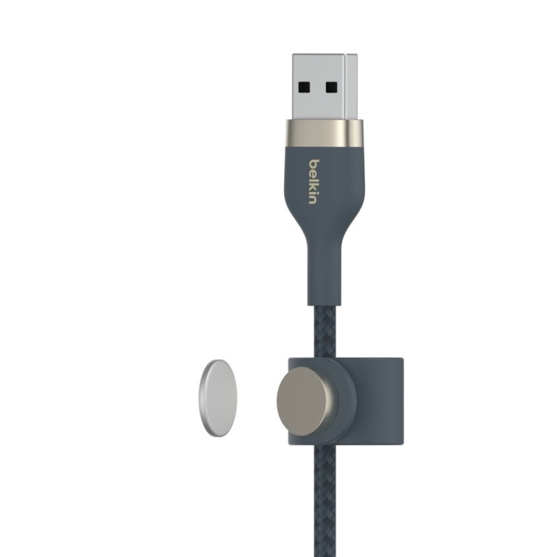 Belkin kabel USB-A s konektorem LTG,3M modrý pletený - obrázek č. 3