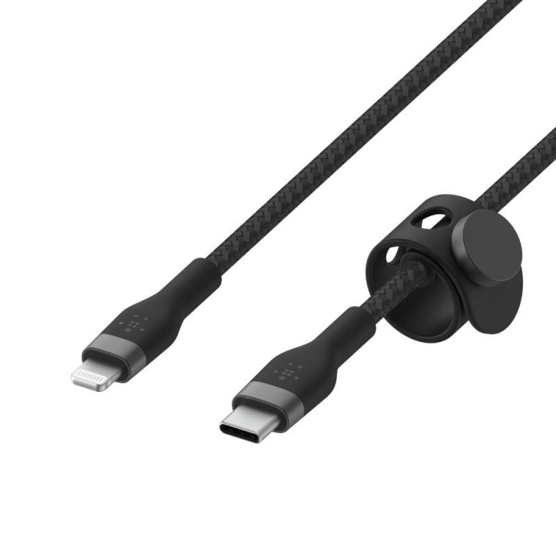 Belkin kabel USB-C s konektorem LTG,2M černý pletený - obrázek č. 2