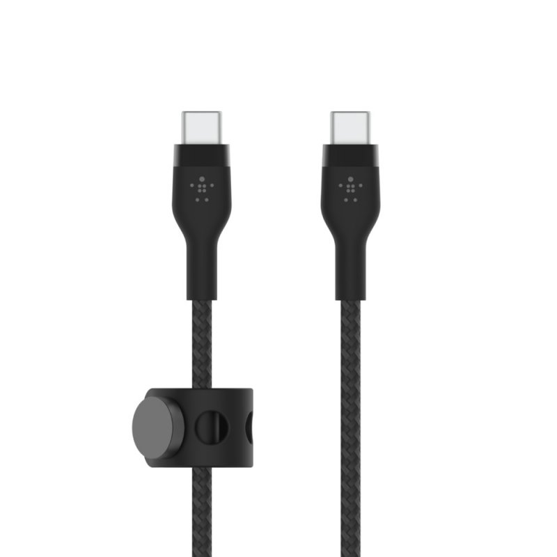 Belkin kabel USB-C s konektorem USC-C,1M černý pletený - obrázek produktu