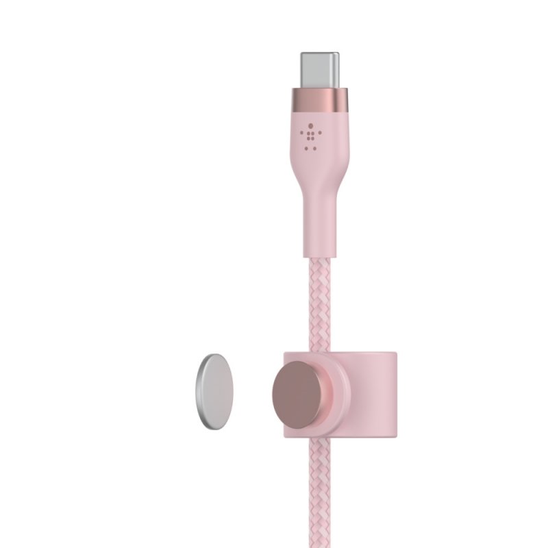 Belkin kabel USB-C s konektorem USC-C,1M růžový pletený - obrázek č. 3