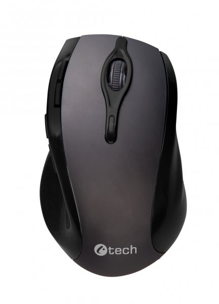 C-TECH myš WLM-11, černá, bezdrátová, 2400DPI, 8 tlačítek, programovatelná, USB nano receiver - obrázek č. 1