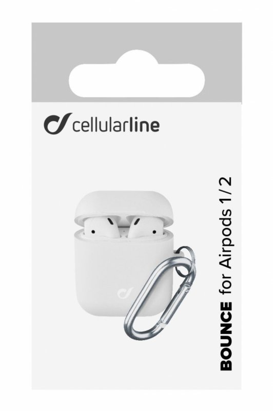 Kryt Cellularline Bounce AirPods 1 & 2, bílý - obrázek č. 2