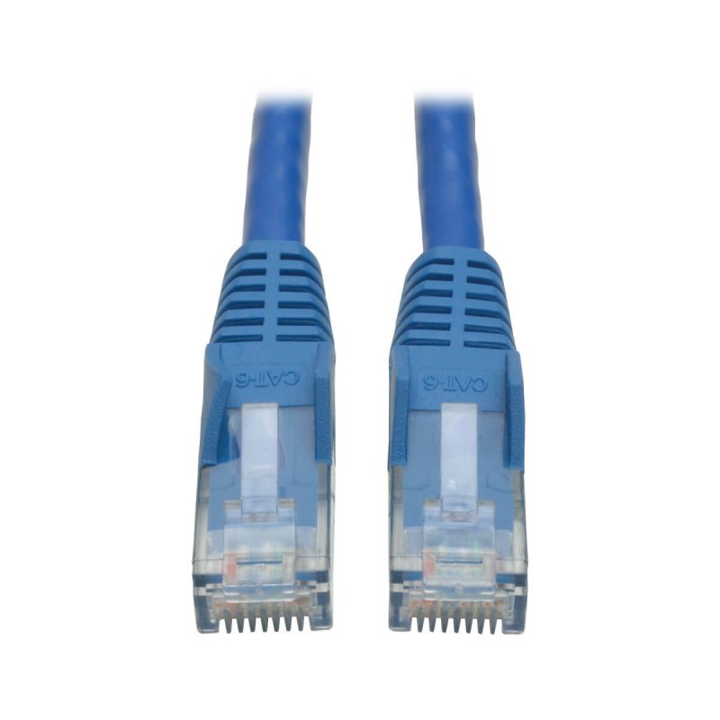 Tripplite Ethernetový kabel Cat6 Gigabit Snagless Molded (UTP) (RJ45 Samec/ Samec), modrá, 0.31m - obrázek produktu