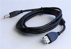 Kabel USB A-A 4,5m 2.0 prodl. HQ s ferrit. jádrem - obrázek produktu