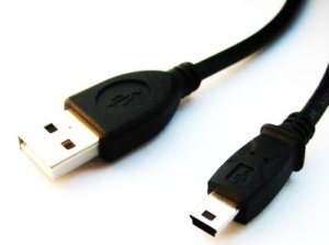 USB kabel A-MINI 5PM 2.0 2m HQ 1,8m - obrázek produktu