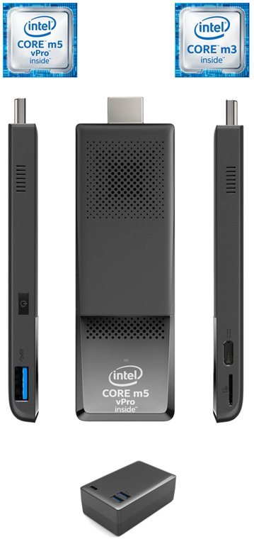 Intel Compute Stick bez OS/ 64GB/ 4GB/ Core m3-6Y30 - obrázek č. 1