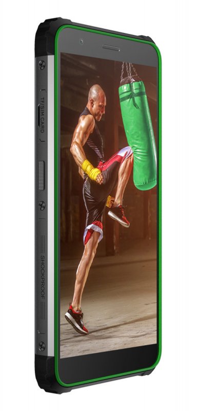 iGET Blackview GBV6600 Green odolný telefon, 5,7" HD+ IPS, 4GB+64GB, DualSIM, 4G, 8580 mAh, NFC - obrázek č. 1