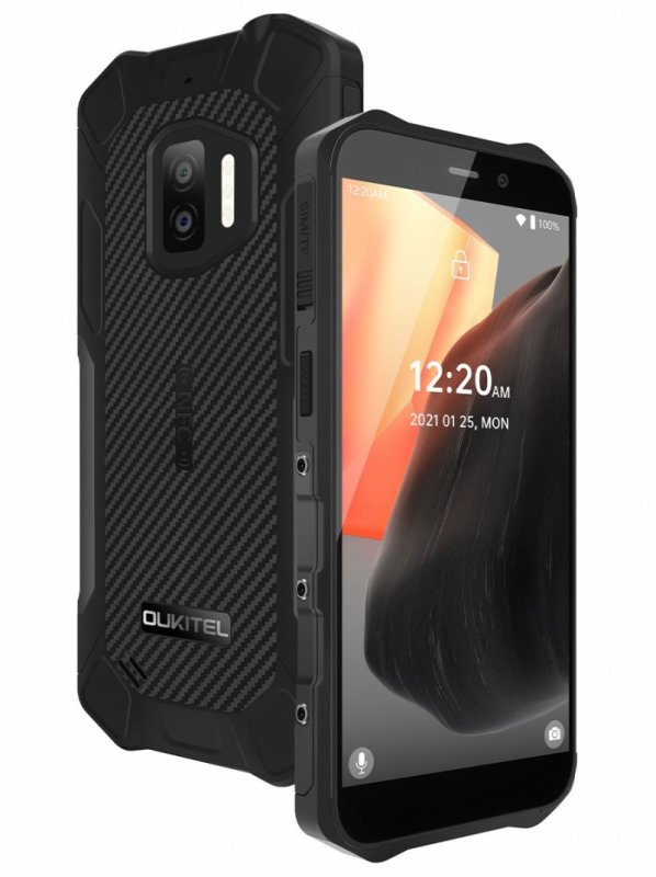 Oukitel WP12 Black odolný telefon, 5,45" HD, 4GB+32GB, DualSIM, 4G, 4000 mAh, IP68, MIL-STD-810G - obrázek produktu