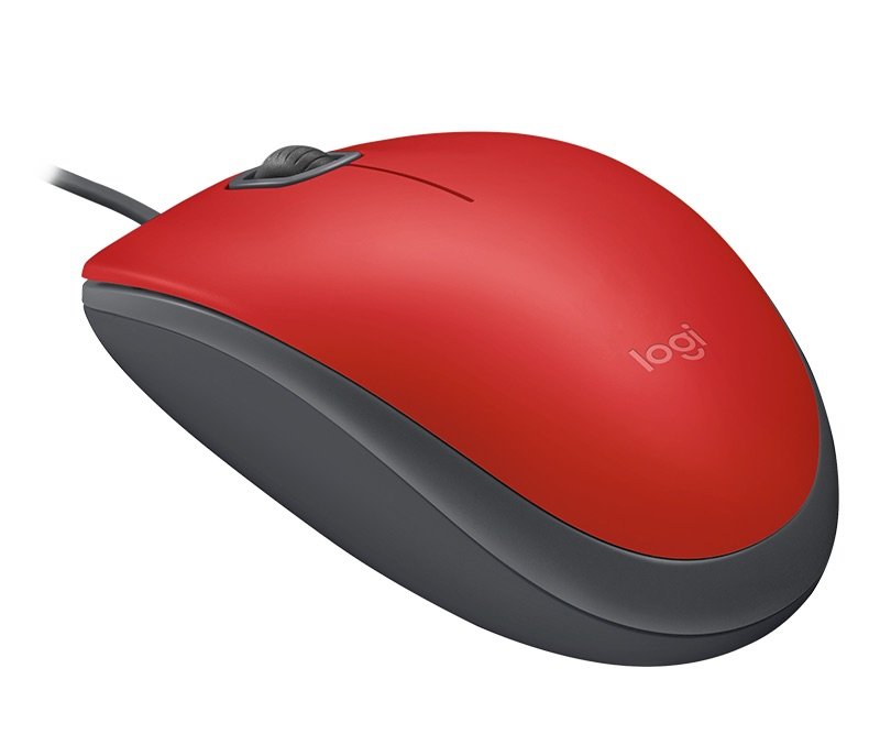 myš Logitech M110 Silent - RED - USB - obrázek č. 1