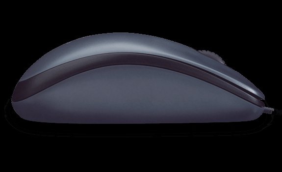 myš Logitech M100 optická, šedá, USB - obrázek č. 2