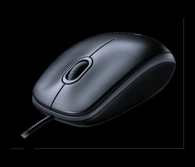 myš Logitech M90 optická, tmavá, USB - obrázek č. 1