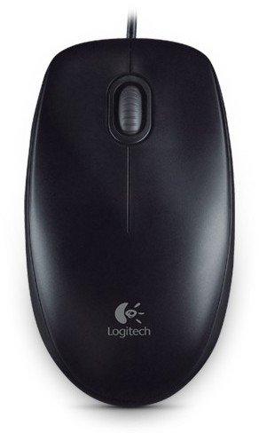 Logitech B100/ Kancelářská/ Optická/ 800DPI/ Drátová USB/ Černá - obrázek produktu
