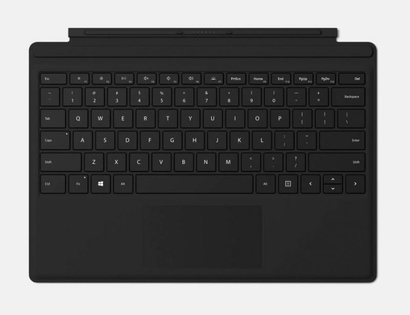 Microsoft Surface Go Type Cover (Black), CZ&SK (potisk) - obrázek produktu