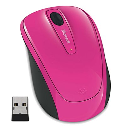 Microsoft 3500/ Cestovní/ Blue Track/ Bezdrátová USB/ Růžová - obrázek produktu