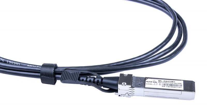 MaxLink 25G SFP28 DAC kabel, pasivní, DDM, 1m - obrázek č. 1