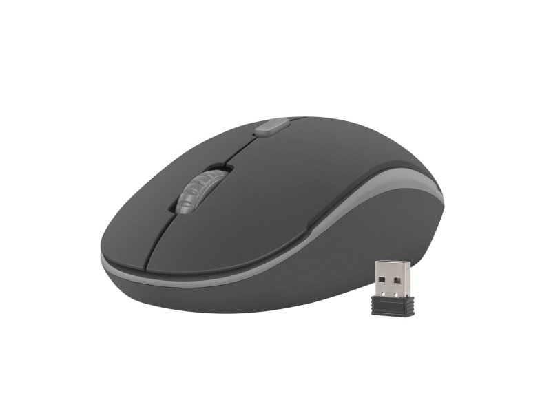 Bezdrátová myš Natec Martin 1600 DPI, černo-šedá - obrázek produktu