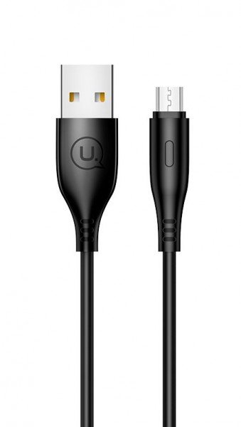 USAMS SJ268 Round Micro USB Datový Kabel Black - obrázek produktu