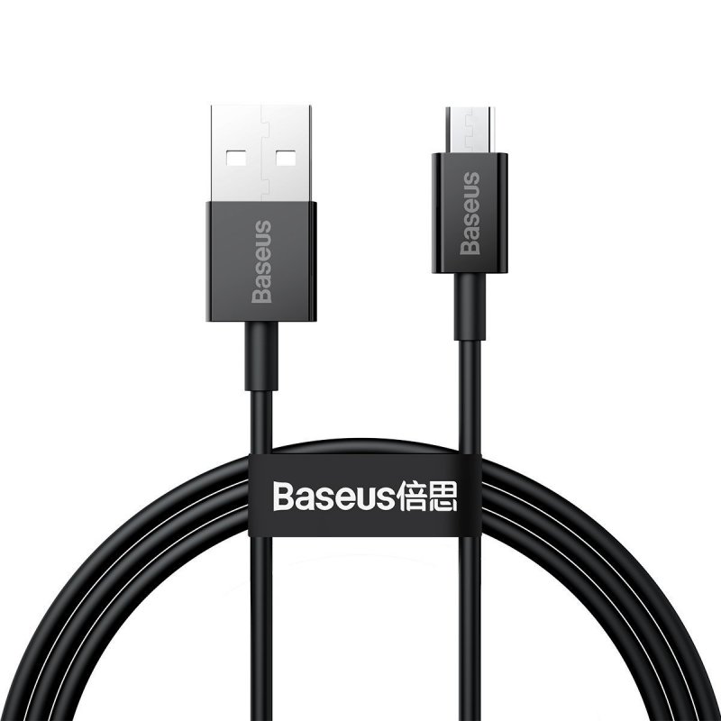Baseus CAMYS-01 Superior Fast Charging Datový Kabel MicroUSB 2A 1m Black - obrázek produktu