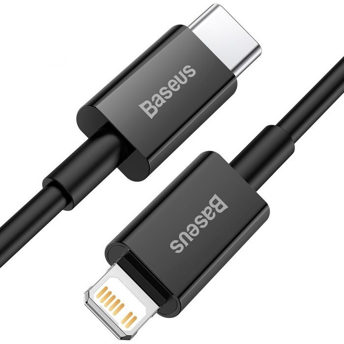 Baseus CATLYS-A01 Superior Fast Charging Datový Kabel USB-C to Lightning  20W 1m Black - obrázek č. 1