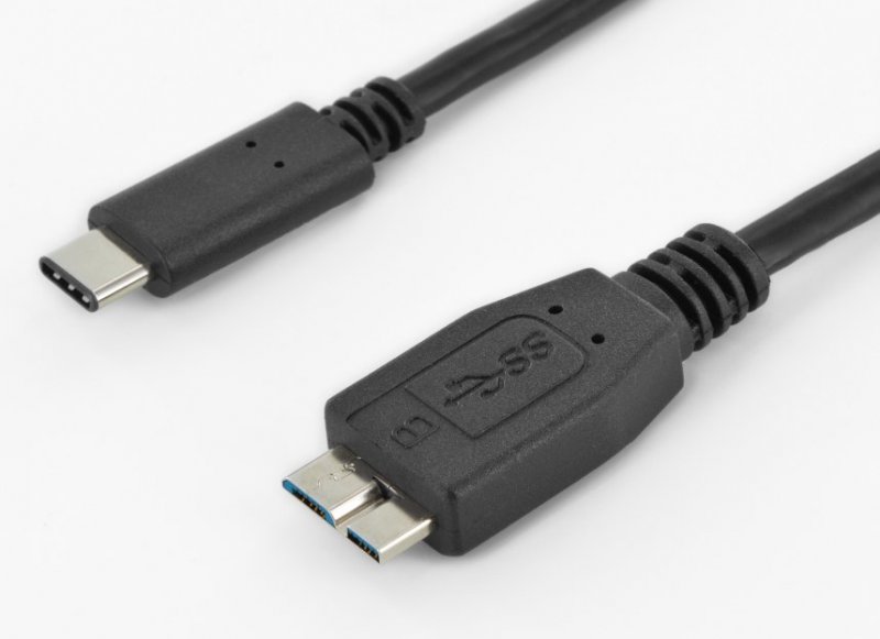 PremiumCord USB-C/ M - USB 3.0 Micro-B/ M, 0,6m - obrázek produktu