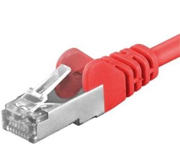 Premiumcord Patch kabel CAT6a S-FTP, RJ45-RJ45, AWG 26/ 7 2m, červená - obrázek produktu