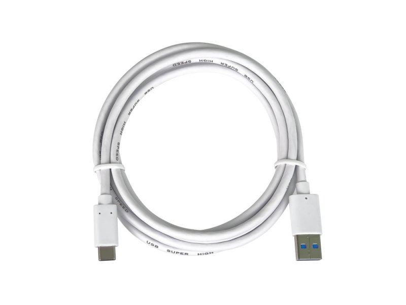 PremiumCord kabel USB-C - USB 3.0 A (USB 3.2 generation 2, 3A, 10Gbit/ s)  2m bílá - obrázek č. 2