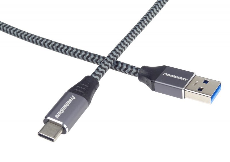 PremiumCord kabel USB-C - USB 3.0 A (USB 3.1 generation 1, 3A, 5Gbit/ s) 2m oplet - obrázek č. 6