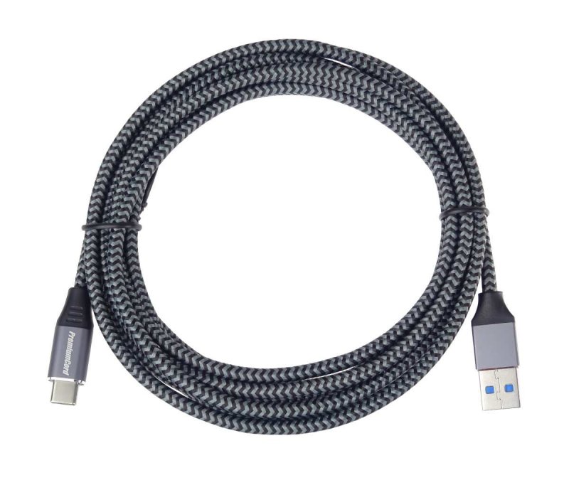 PremiumCord kabel USB-C - USB 3.0 A (USB 3.1 generation 1, 3A, 5Gbit/ s) 2m oplet - obrázek č. 1