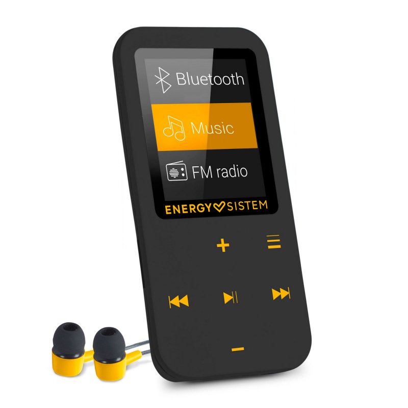 Energy Sistem MP4 Touch Bluetooth Amber MP4 přehrávač s Bluetooth, 1,8" LCD, mikro SD, MP3, FLAC, WM - obrázek produktu