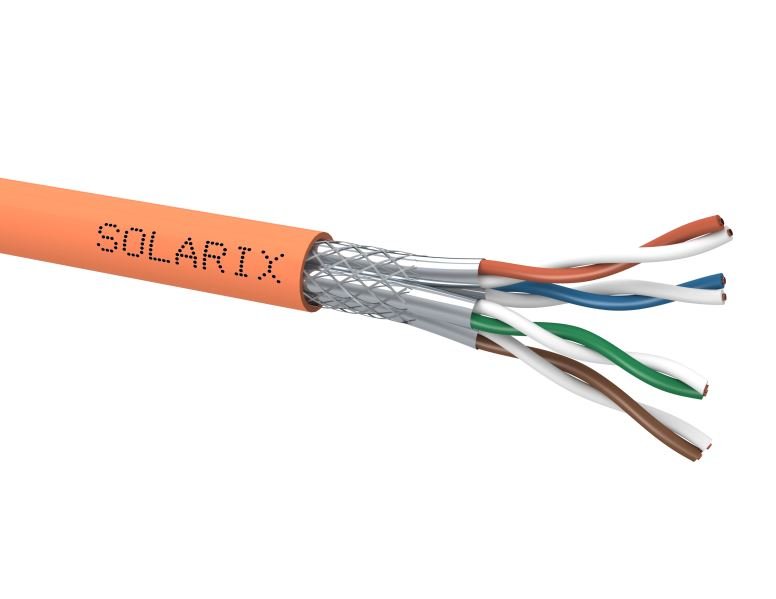 Instalační kabel Solarix CAT7 SSTP LSOHFR B2ca-s1,d1,a1 500m/ cívka SXKD-7-SSTP-LSOHFR-B2ca - obrázek produktu