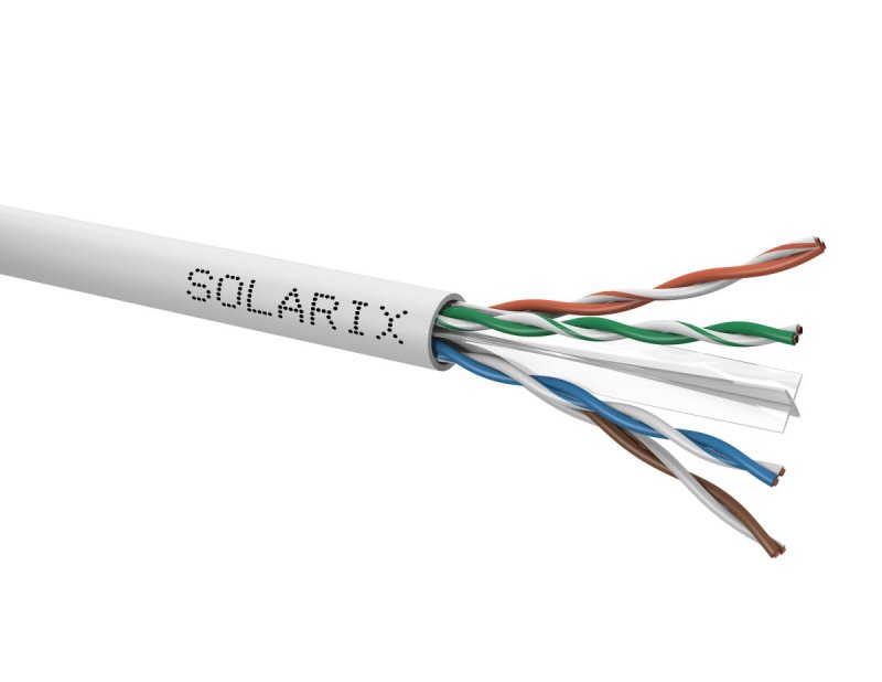 Instalační kabel Solarix CAT6 UTP PVC Eca 100m/ box SXKD-6-UTP-PVC - obrázek produktu