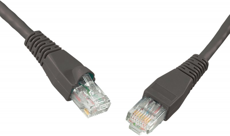 SOLARIX patch kabel CAT6 UTP PVC 1m černý - obrázek produktu