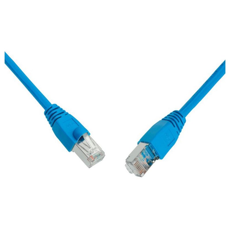 SOLARIX patch kabel CAT5E SFTP PVC 0,5m modrý - obrázek produktu
