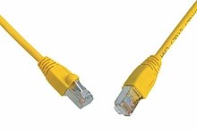 SOLARIX patch kabel CAT5E SFTP PVC 0,5m žlutý - obrázek produktu