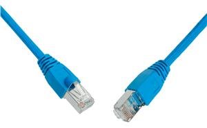 SOLARIX patch kabel CAT6 SFTP PVC 0,5m modrý snag-proof - obrázek produktu