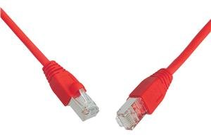SOLARIX patch kabel CAT6 SFTP PVC 1m červený - obrázek produktu