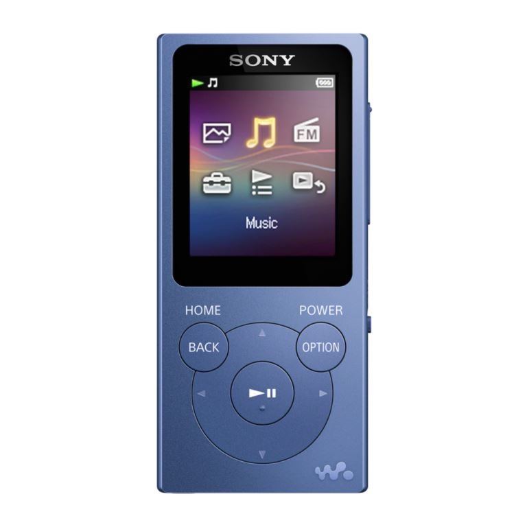 Sony MP4 8GB NWZ-E394 modrá - obrázek produktu