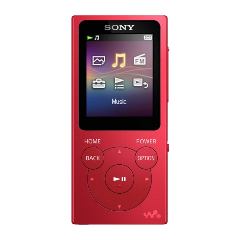 Sony MP4 8GB NWZ-E394 červená - obrázek produktu