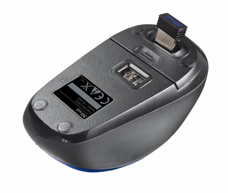 myš TRUST Yvi Wireless Mouse - blue - obrázek č. 3