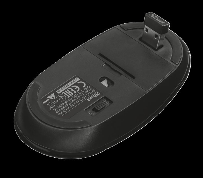 myš TRUST Mute Silent Click Wireless Mouse (tichá myš) - obrázek č. 4