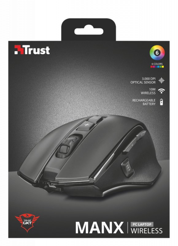 myš TRUST GXT 140 Manx Rechargeable wireless - obrázek č. 5