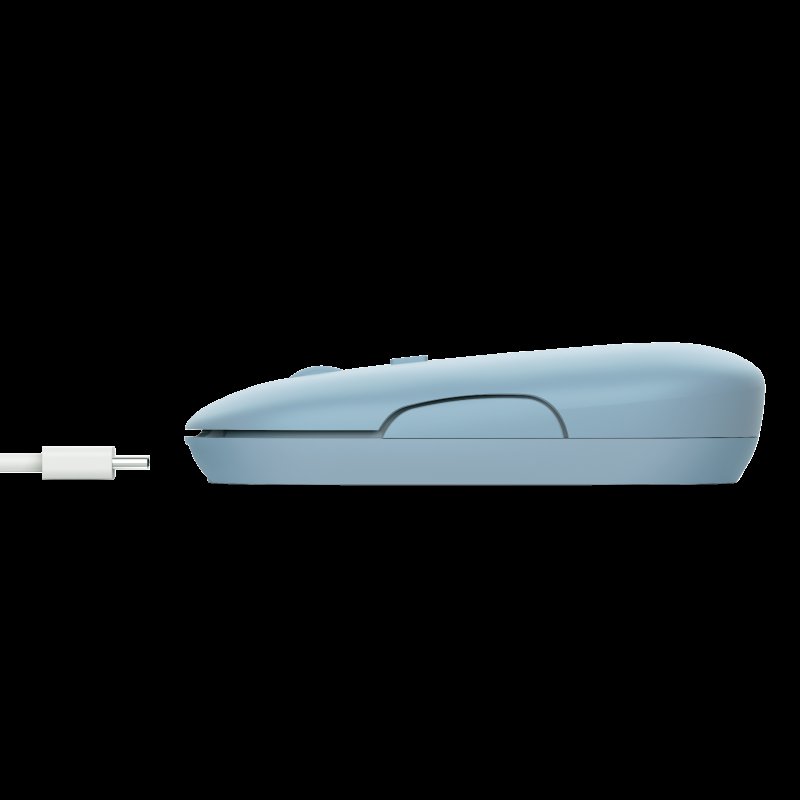 TRUST PUCK/ Cestovní/ Optická/ Bezdrátová USB + Bluetooth/ Modrá - obrázek č. 2