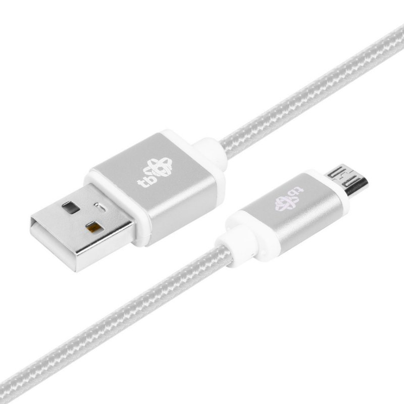 TB Touch USB - MicroUSB, 1,5m, silver - obrázek produktu