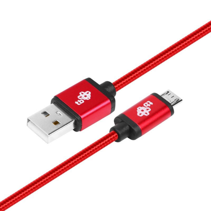TB Touch kabel USB - micro USB, 1,5m, red - obrázek produktu