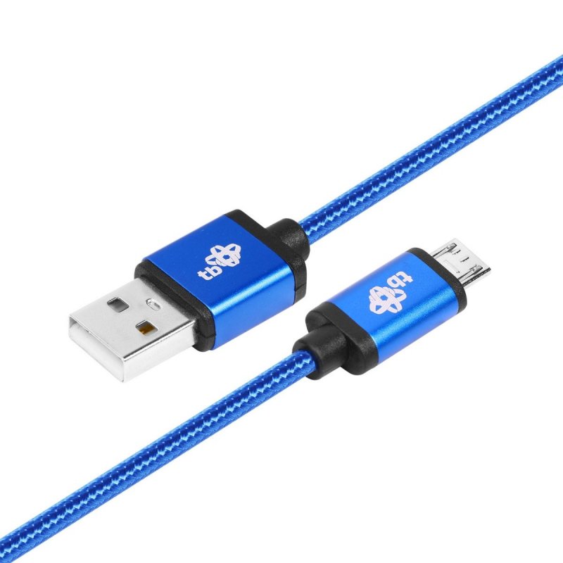 TB Touch kabel USB - micro USB, 1,5m, blue - obrázek produktu
