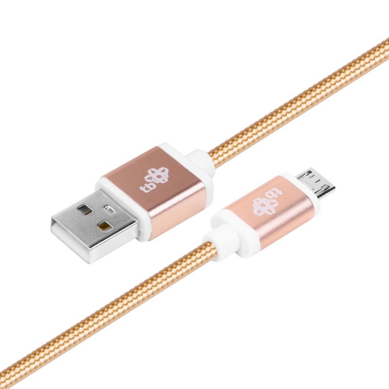 TB Touch kabel USB - micro USB, 1,5m, gold - obrázek produktu
