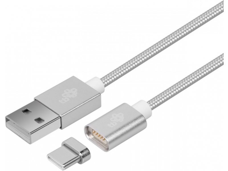 TB Touch kabel USB C- USB stříbrný, 1m - obrázek produktu