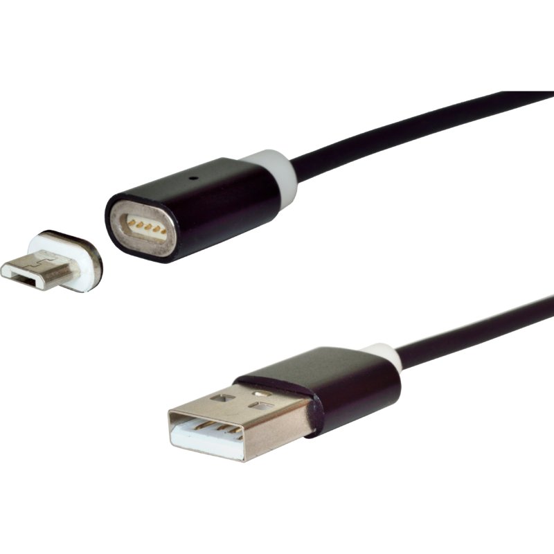 Datový kabel micro USB, magnetický, nabíjecí, 1.8 m - obrázek produktu