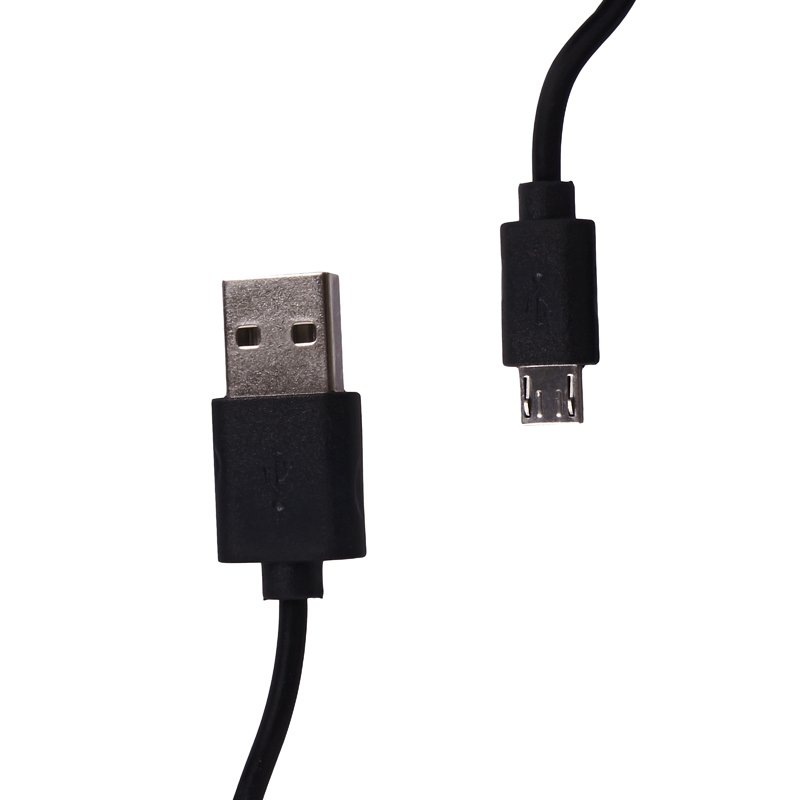 WE Datový kabel micro USB 100cm černý - obrázek produktu